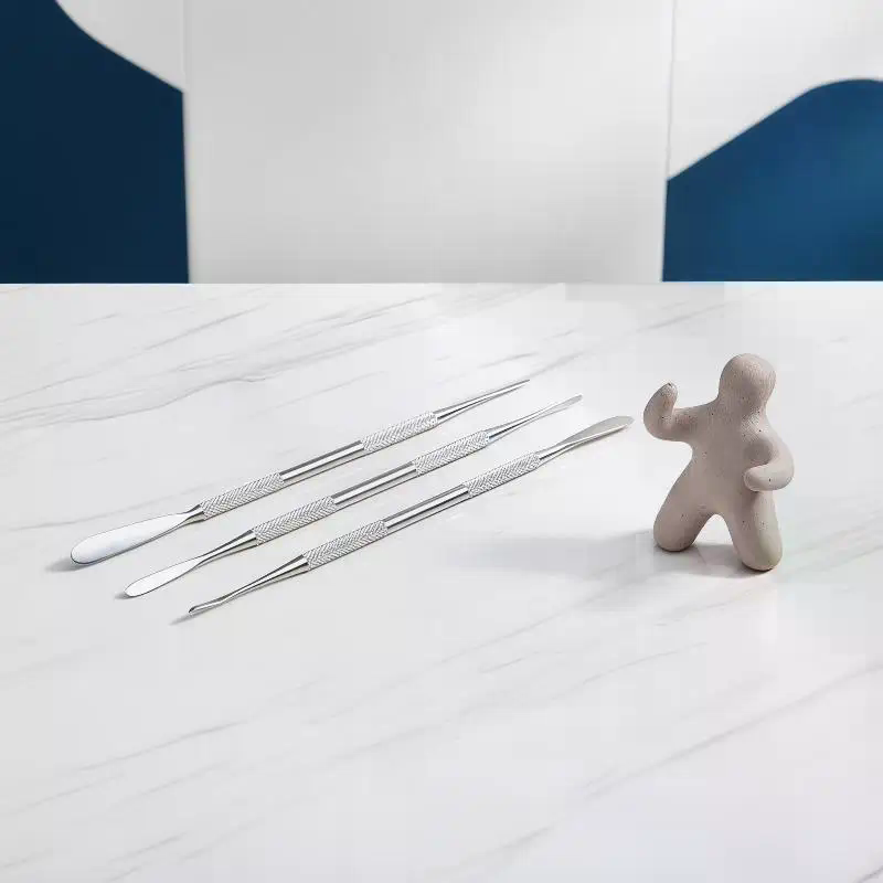 Resin Art Class - Juego de 3 Espátulas de Acero