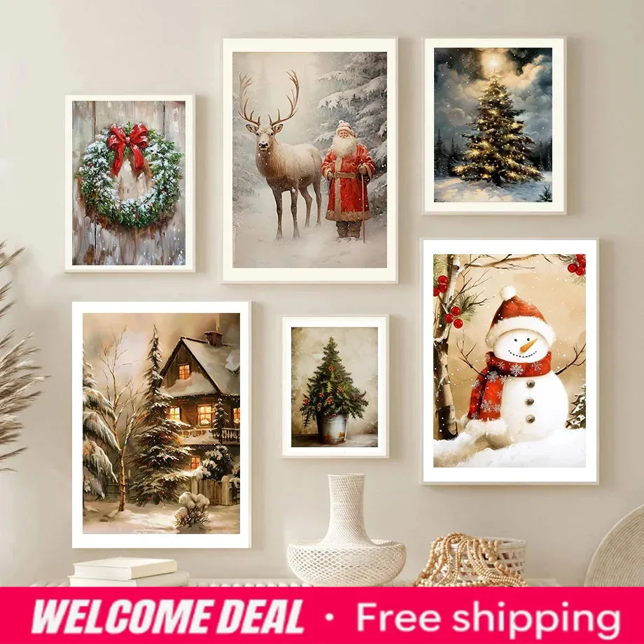 Resin Art Wall - Decoración Navideña, Regalo, Árbol de Navidad,
