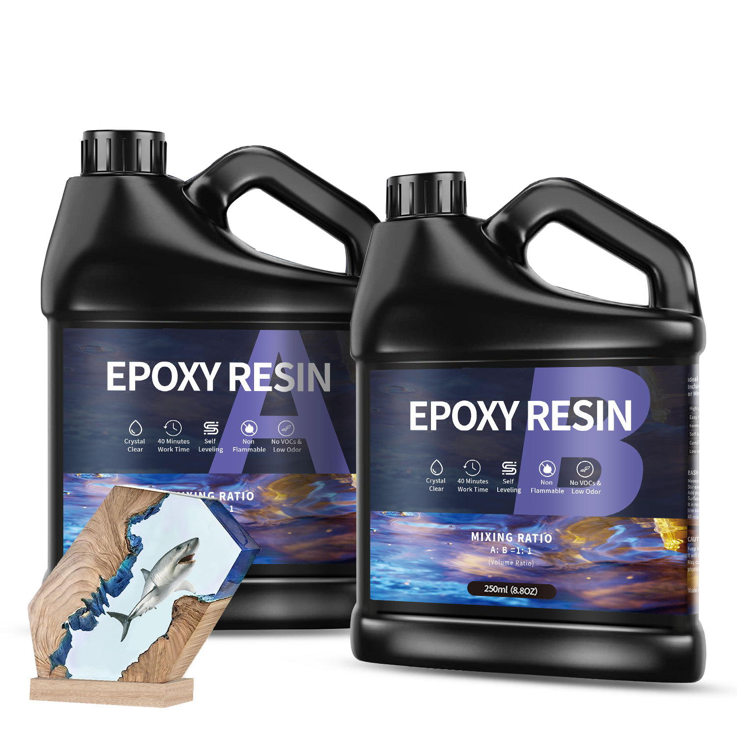 Resin Art Jewellery - Pegamento de resina epoxi AB, adhesivo