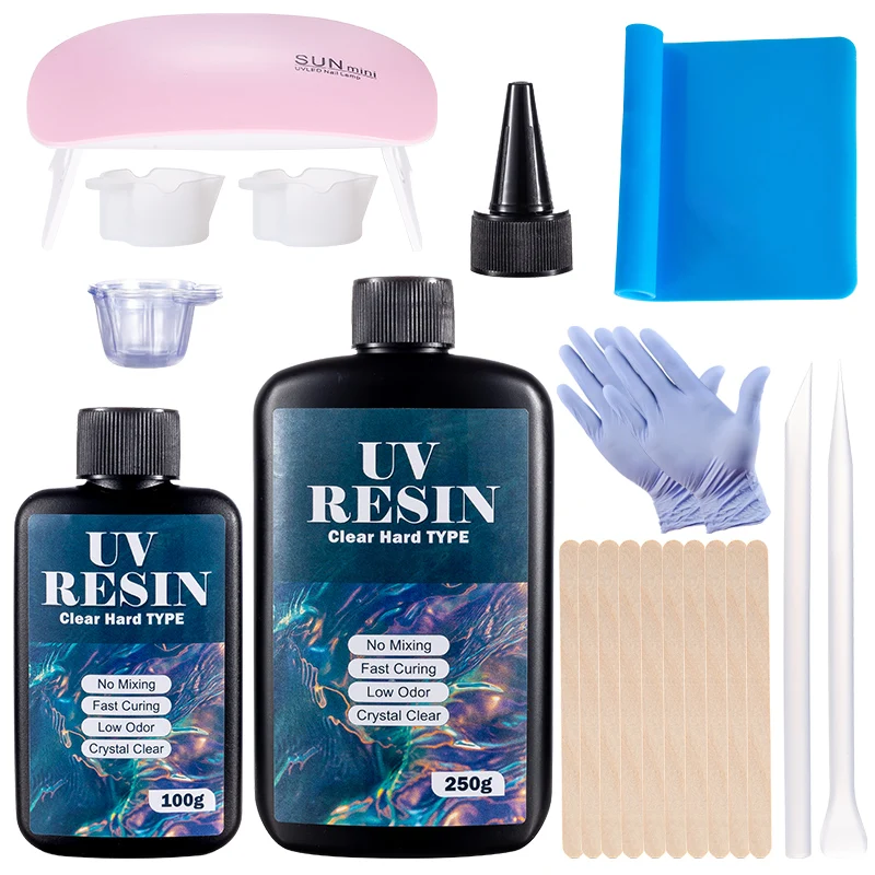 Resin Art Jewellery - Kit de pegamento de resina UV
