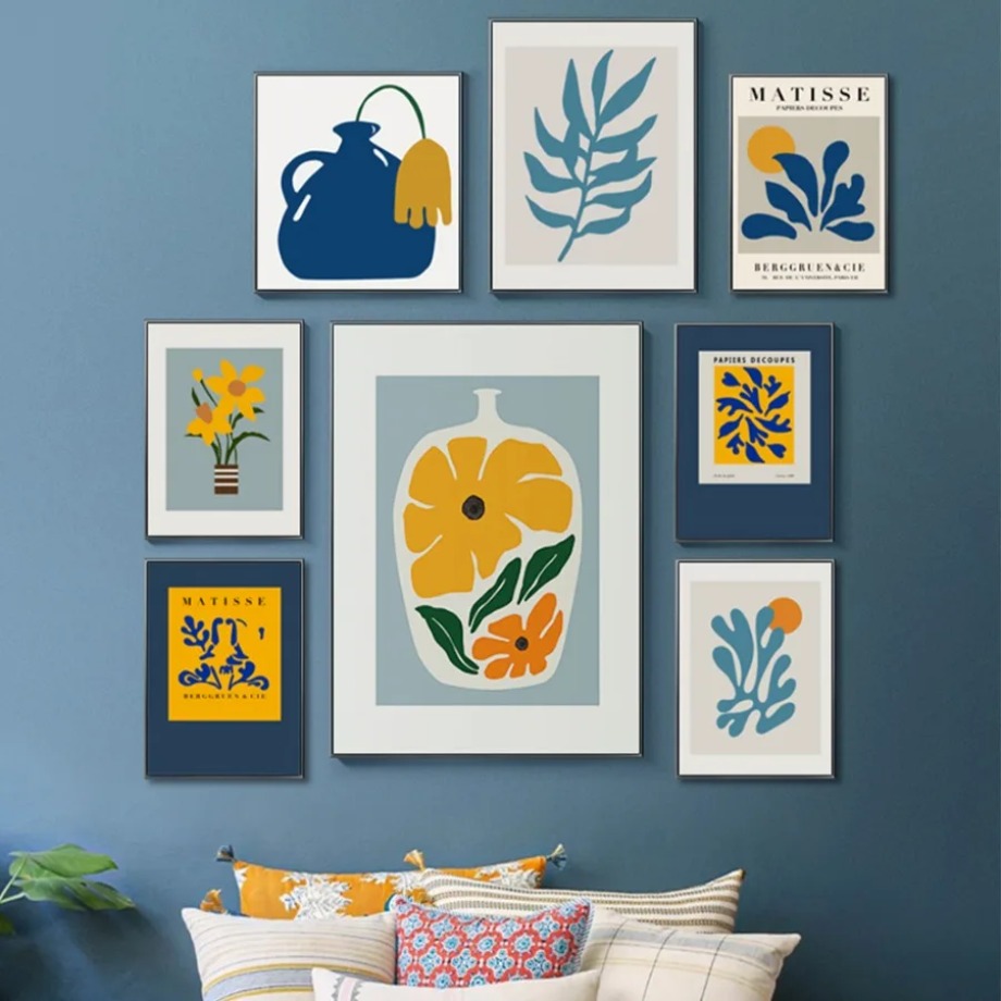 Resin Art Wall - Pósteres de Henri Matisse Picasso, impresiones