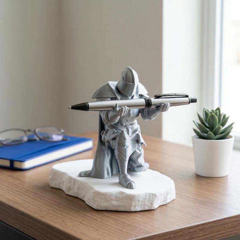 Resin Art Pen - Portalápices de Resina con Diseño de
