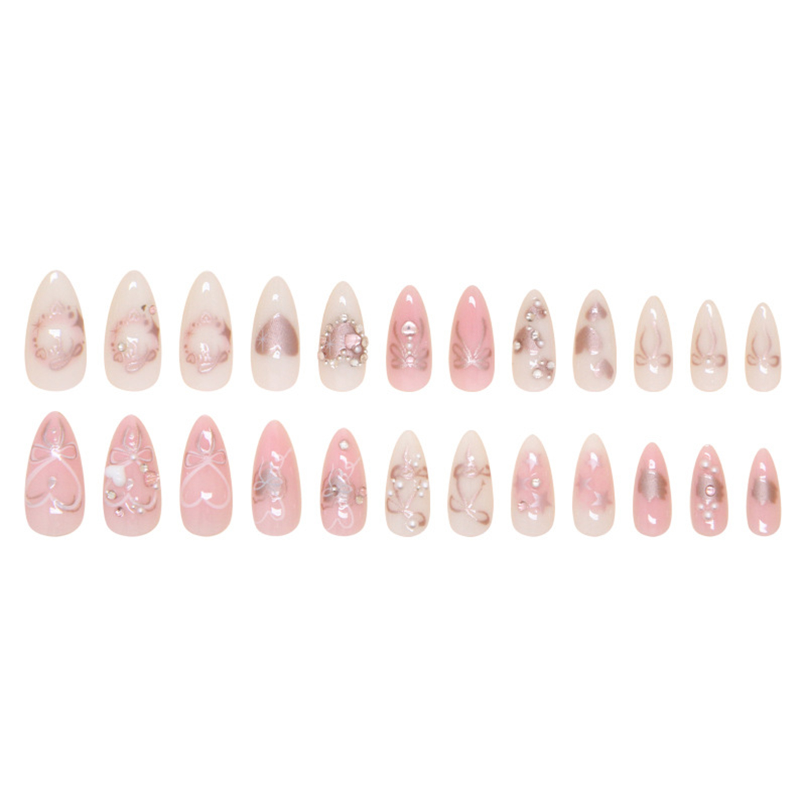 Resin Art Kit - Uñas Postizas Fáciles de Aplicar para