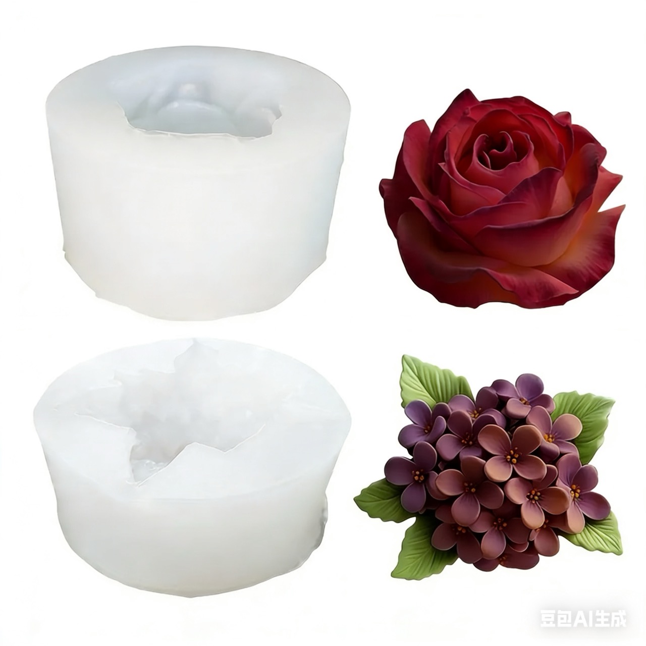 Resin Art Gift For Wedding - 2 piezas de moldes de silicona