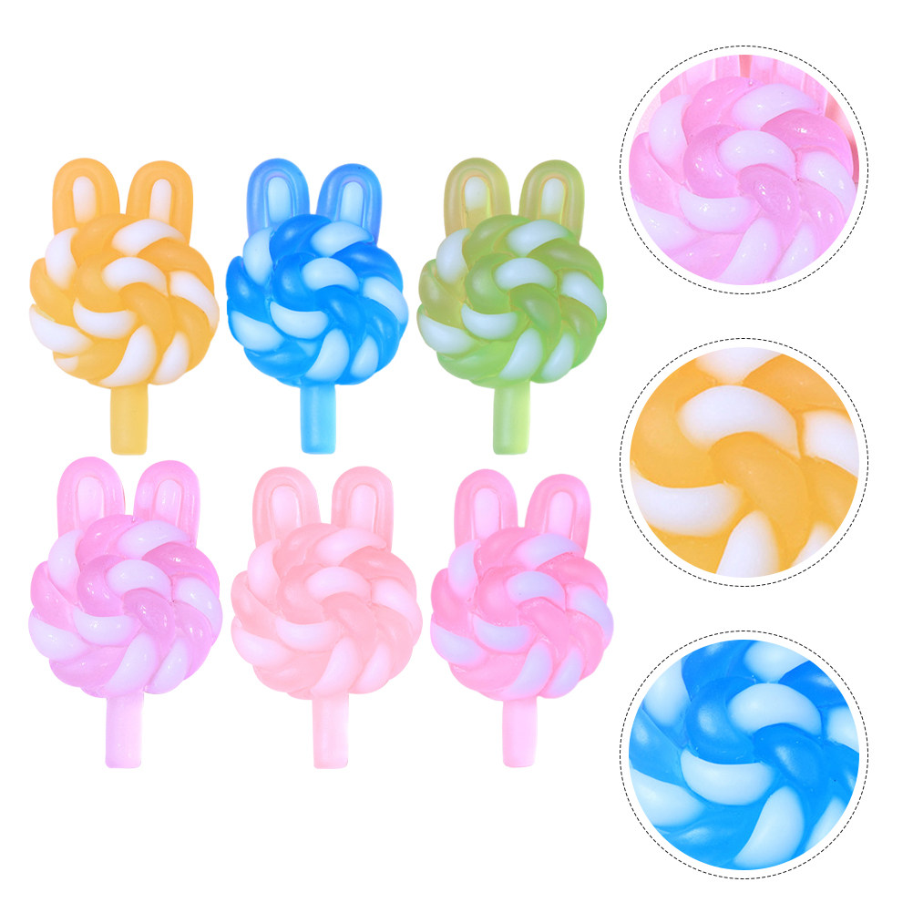 24 piezas de dijes de piruleta - Resin Art And Craft reseña y precio