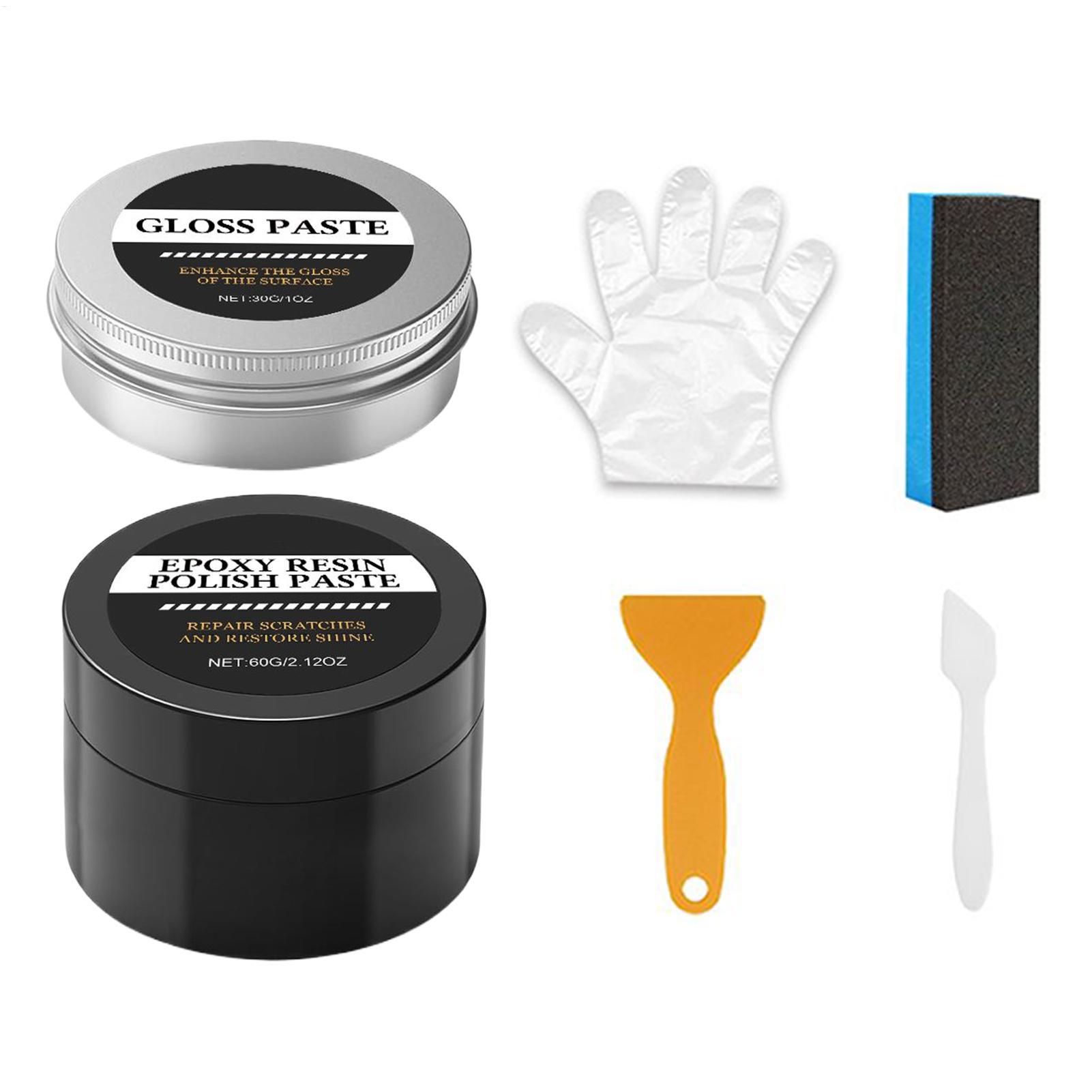 Pasta de pulido de alto brillo - Resin Art Kit reseña y precio