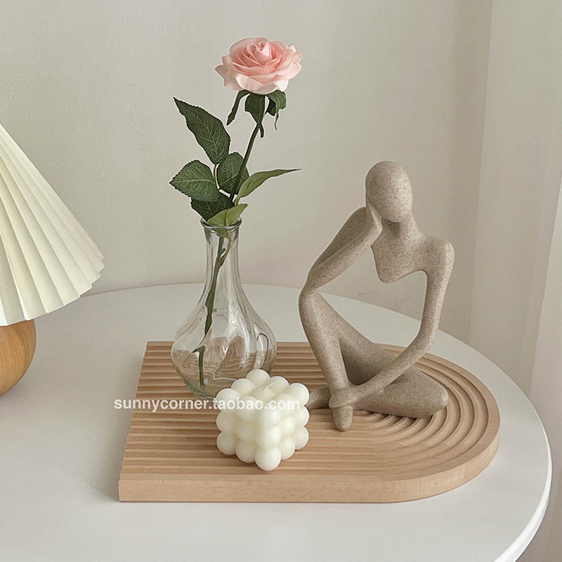 Figura abstracta de pensador e - Resin Art Instagram reseña y precio