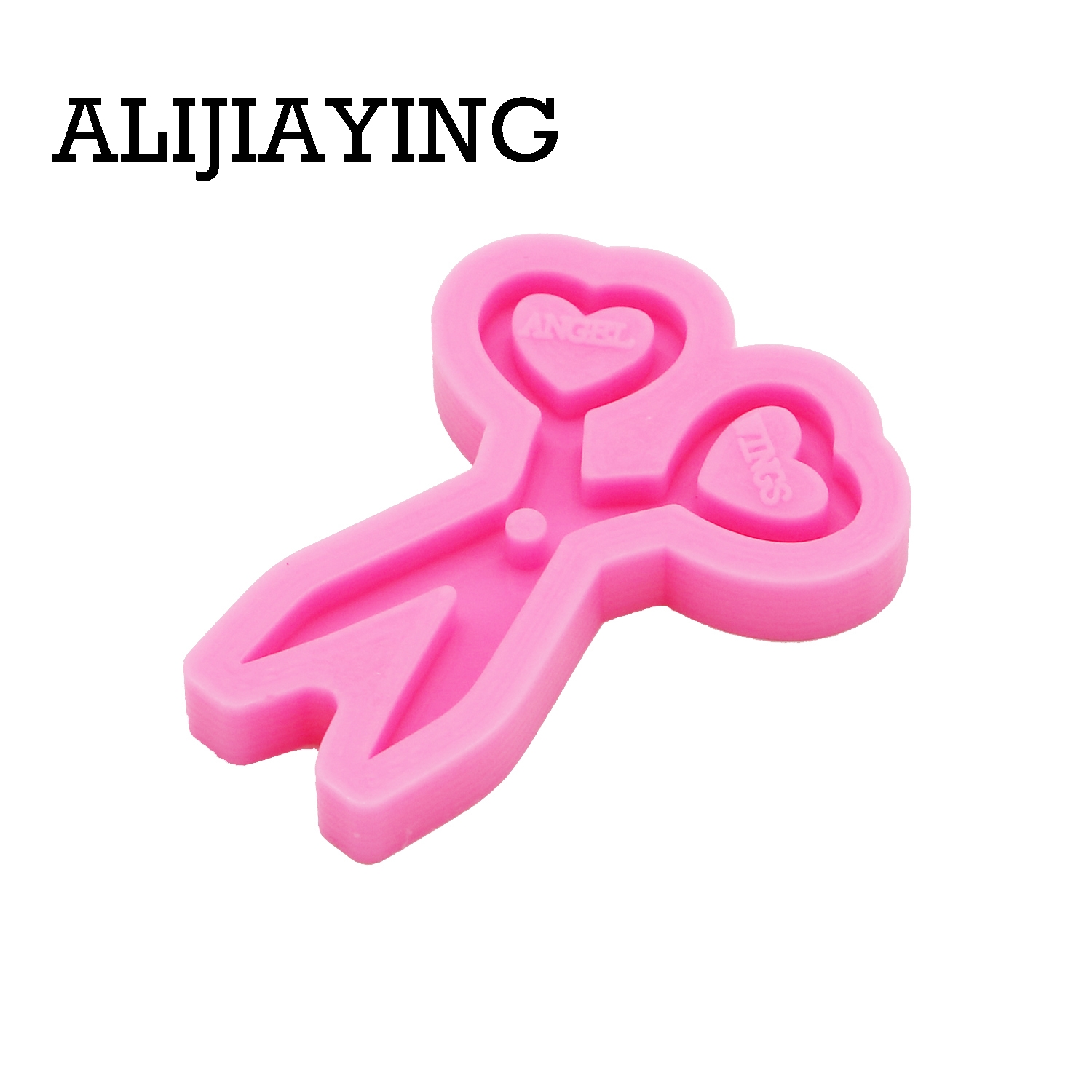 DY0263-mini tijeras artesanale - Resin Art Keychain Design reseña y precio