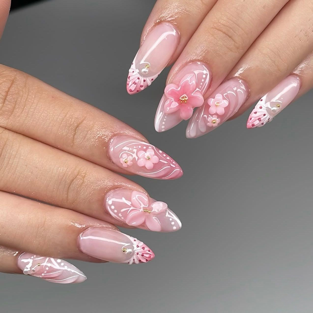 Adhesivos de uñas con diseño d - Resin Art Instagram reseña y precio