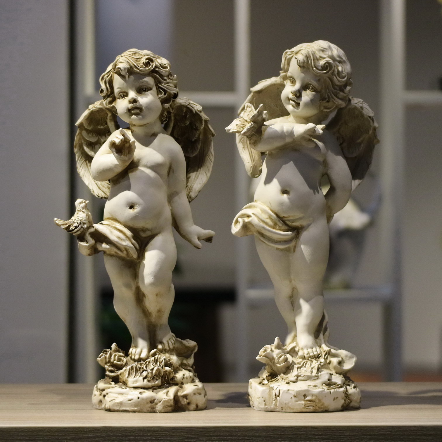 Figura de Ángel de Resina Retr - Resin Art Gift For Wedding reseña y precio