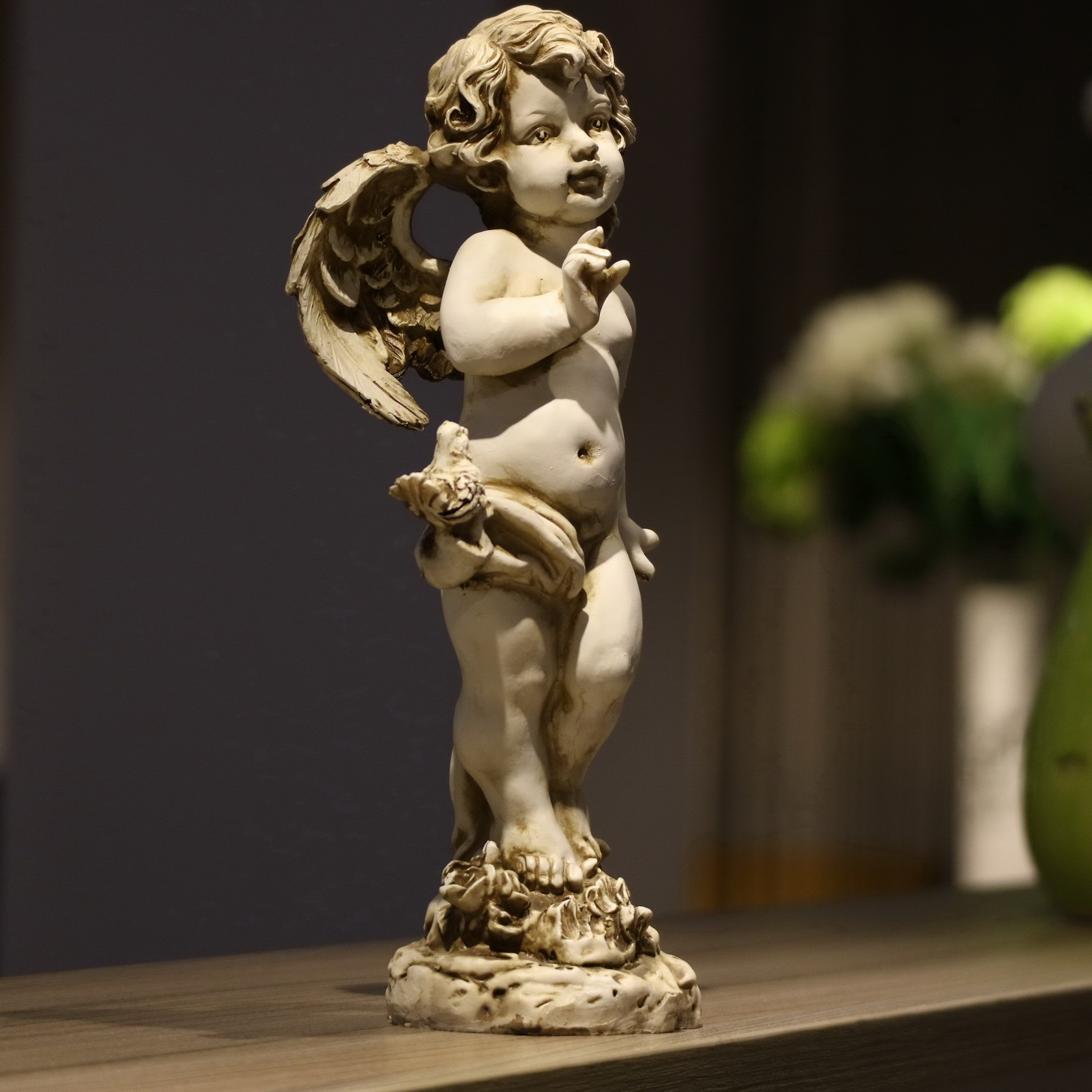 Figura de Ángel de Resina Retr - Resin Art Gift For Wedding reseña y precio