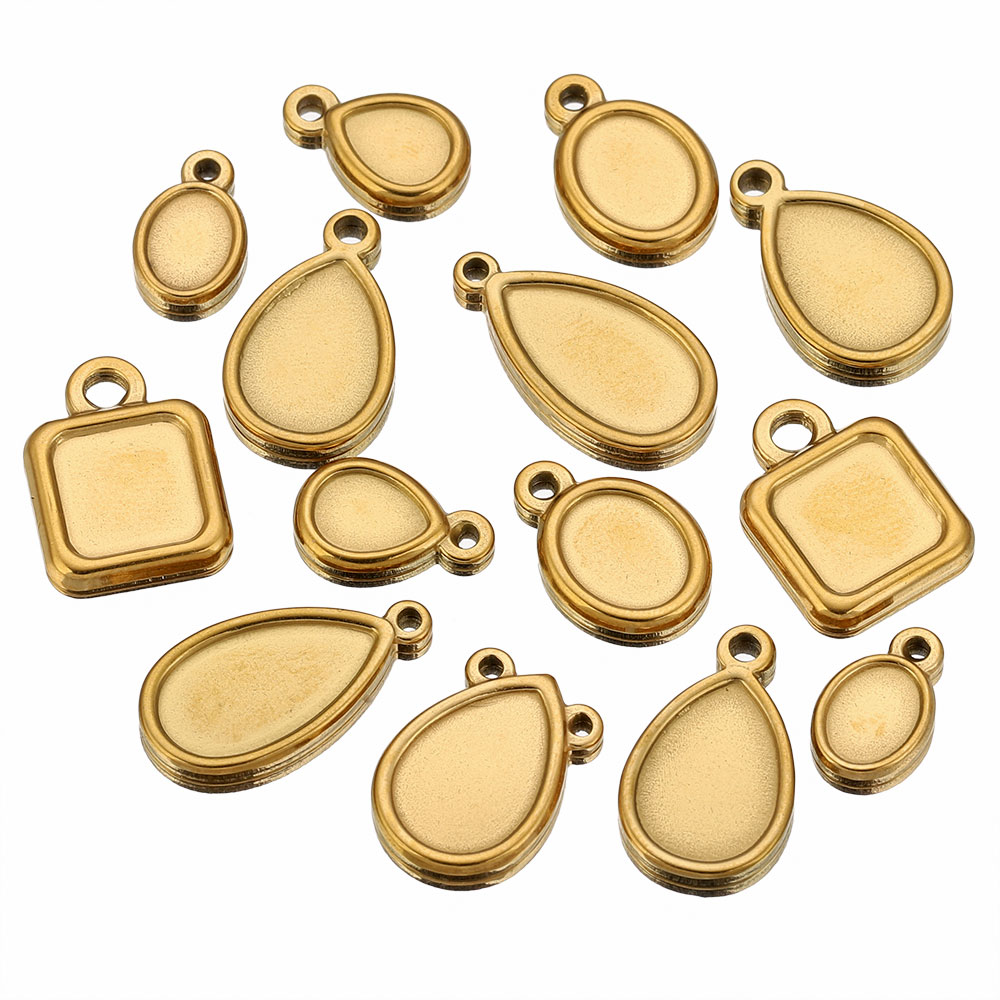 5 piezas de acero inoxidable,  - Resin Art Jewellery reseña y precio