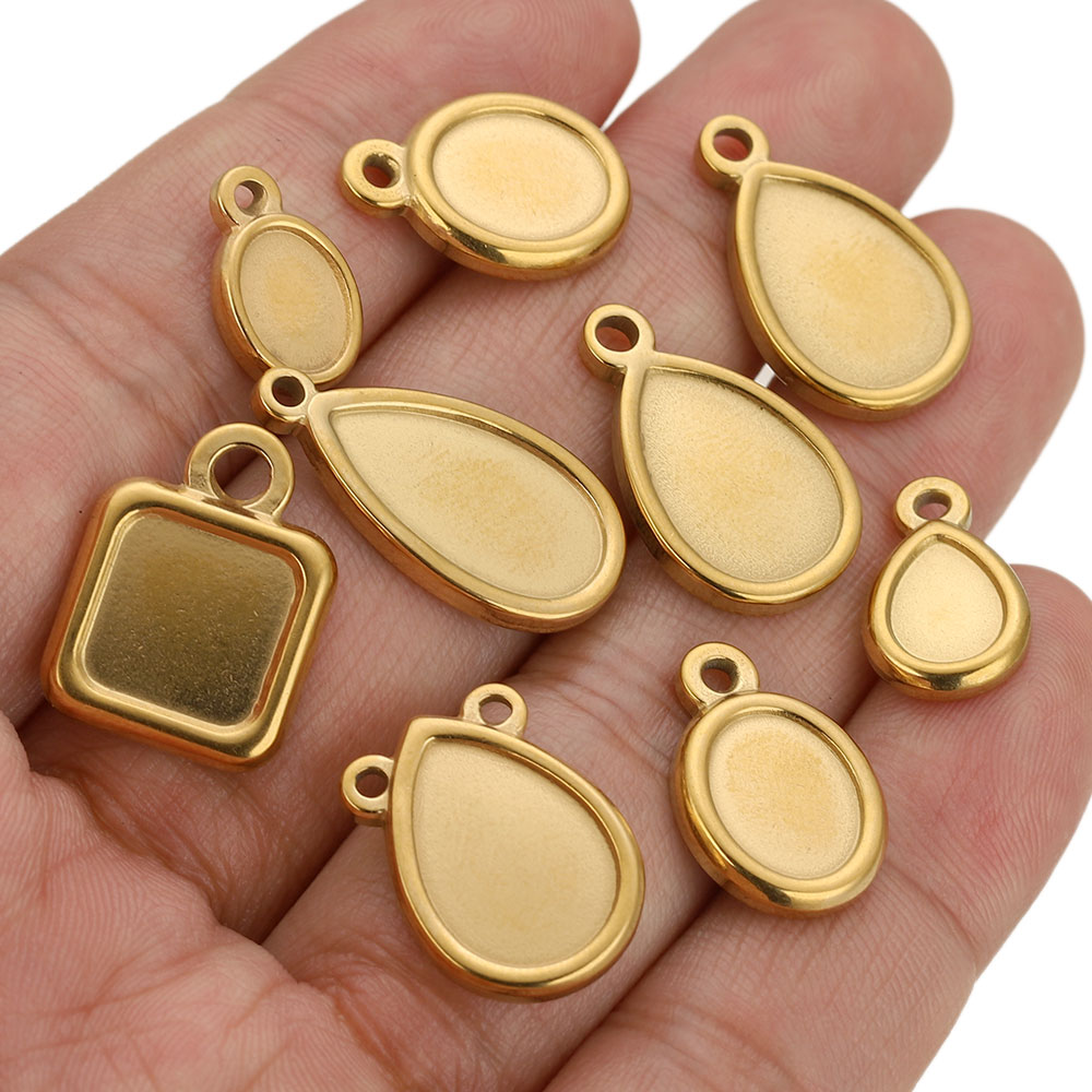 5 piezas de acero inoxidable,  - Resin Art Jewellery reseña y precio
