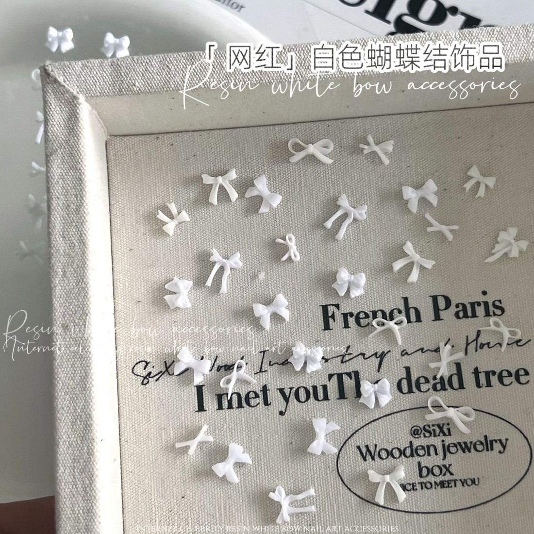 YYM 50PCS Lazo Blanco para Dec - Resin Art Instagram reseña y precio