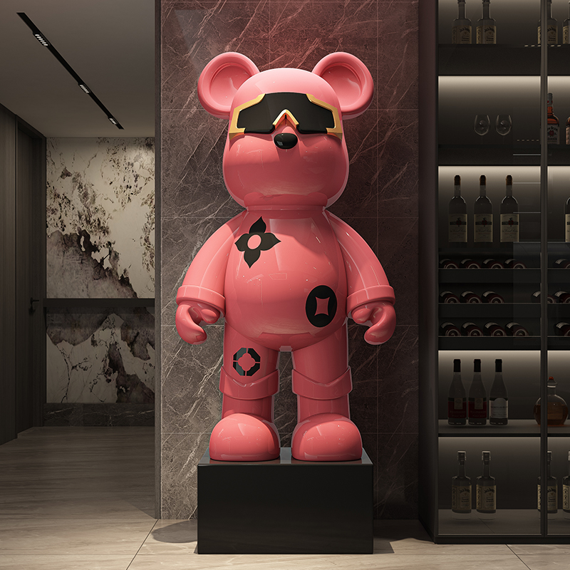 Oso violento rosa de lujo clar - Resin Art In Floor reseña y precio