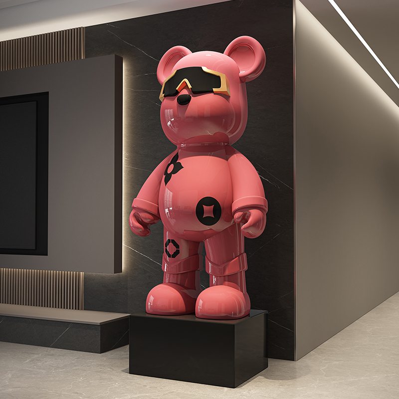 Oso violento rosa de lujo clar - Resin Art In Floor reseña y precio