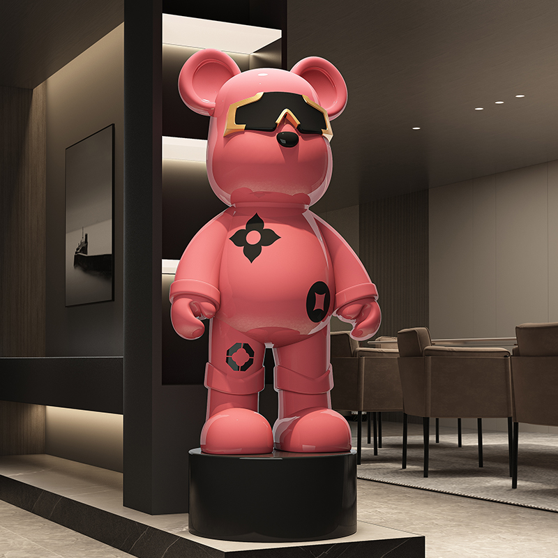 Oso violento rosa de lujo clar - Resin Art In Floor reseña y precio