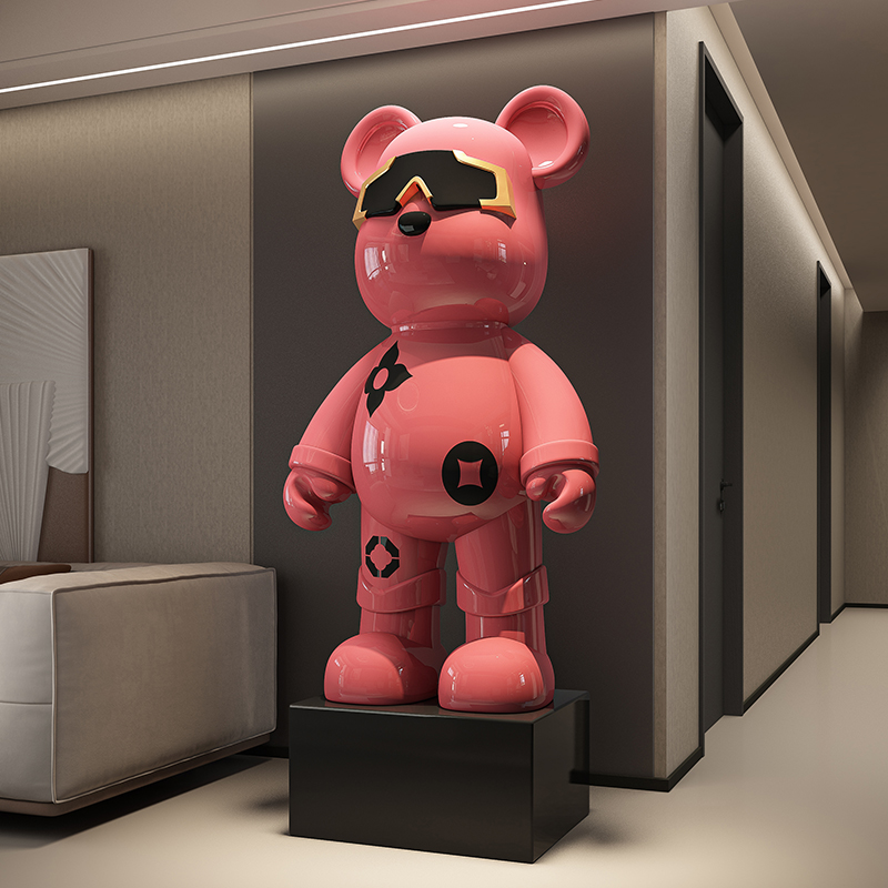 Oso violento rosa de lujo clar - Resin Art In Floor reseña y precio