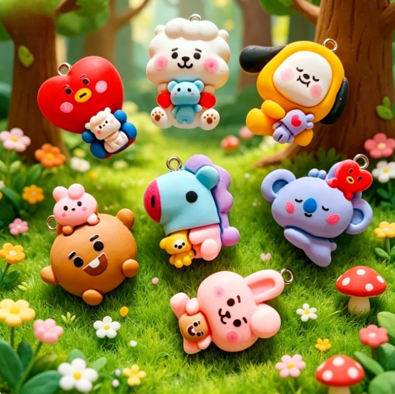 7 piezas de dijes de resina BT - Resin Art And Craft reseña y precio