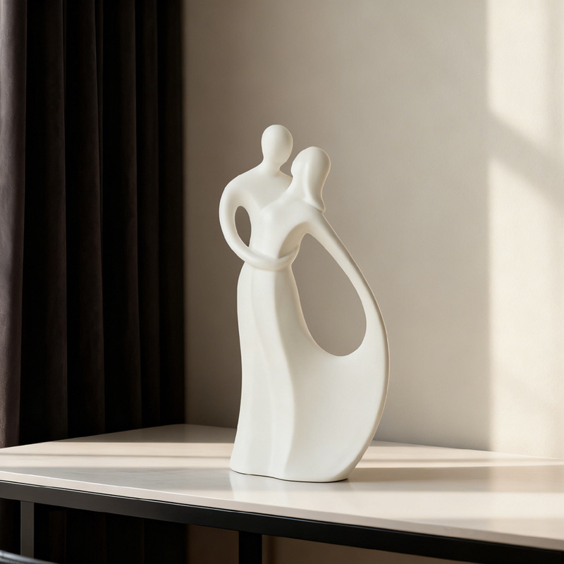 Escultura Nórdica de Cerámica  - Resin Art Gift For Wedding reseña y precio