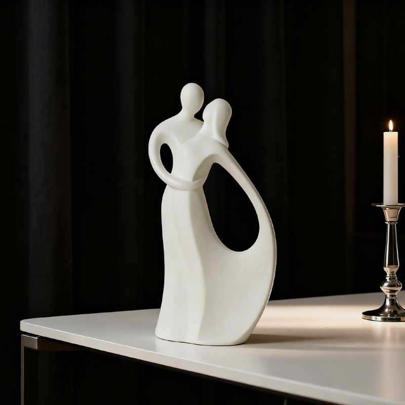 Escultura Nórdica de Cerámica  - Resin Art Gift For Wedding reseña y precio