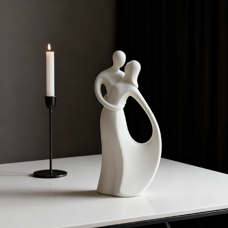 Escultura Nórdica de Cerámica  - Resin Art Gift For Wedding reseña y precio