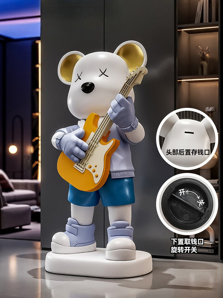 Estatua de oso de amor de guit - Resin Art In Floor reseña y precio