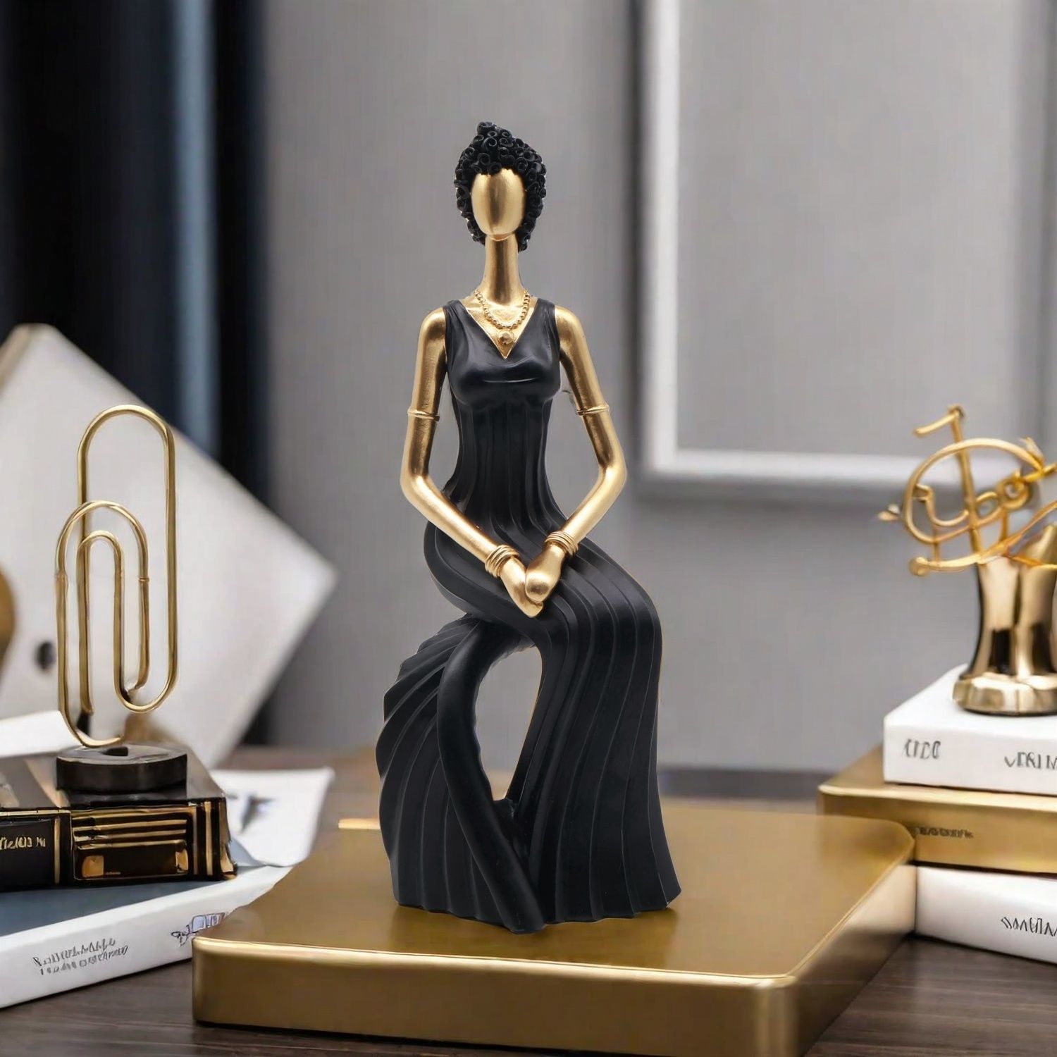 Escultura Decorativa de Resina - Resin Art Gift For Wedding reseña y precio
