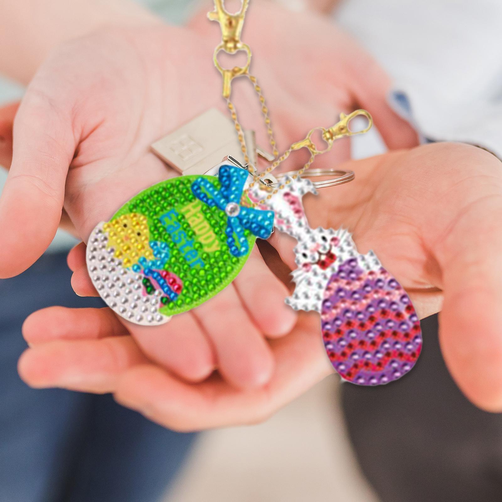 Llavero de pintura de diamante - Resin Art Keychain Design reseña y precio