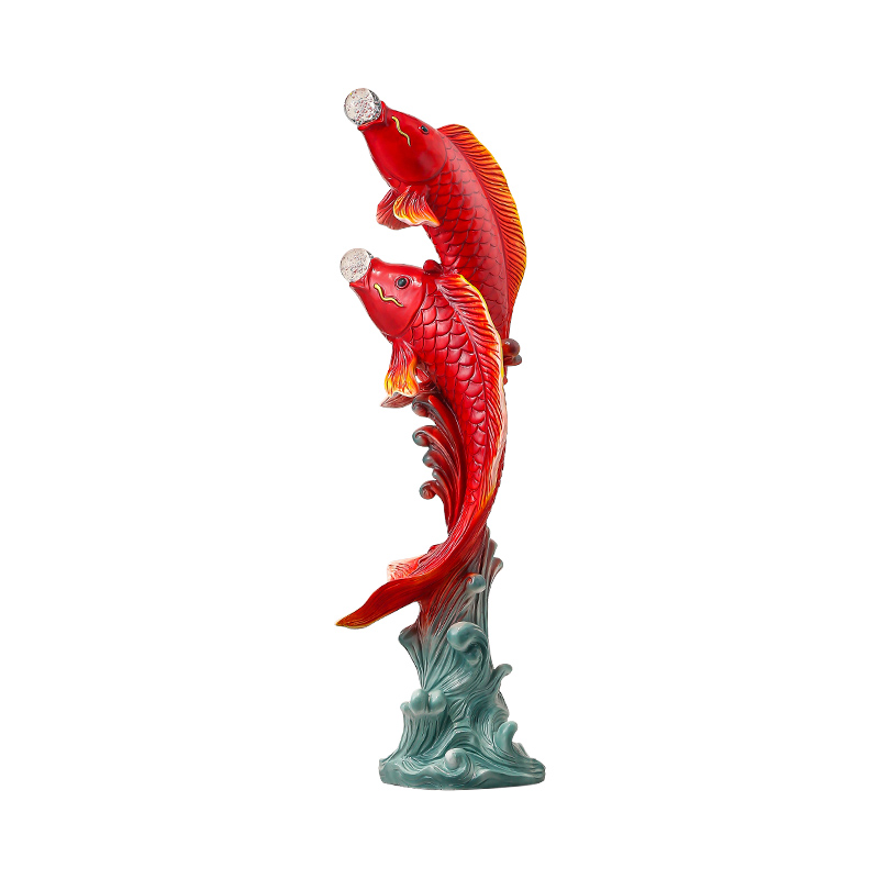 Escultura de pez de cinco sabo - Resin Art In Floor reseña y precio